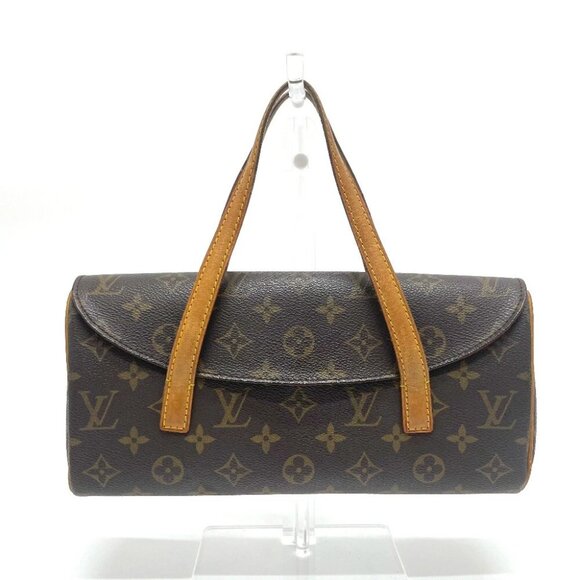 LOUIS VUITTON M51902 Monogram Sonatine Width Hand Bag MonogramCanvas Brown - Picture 1 of 11